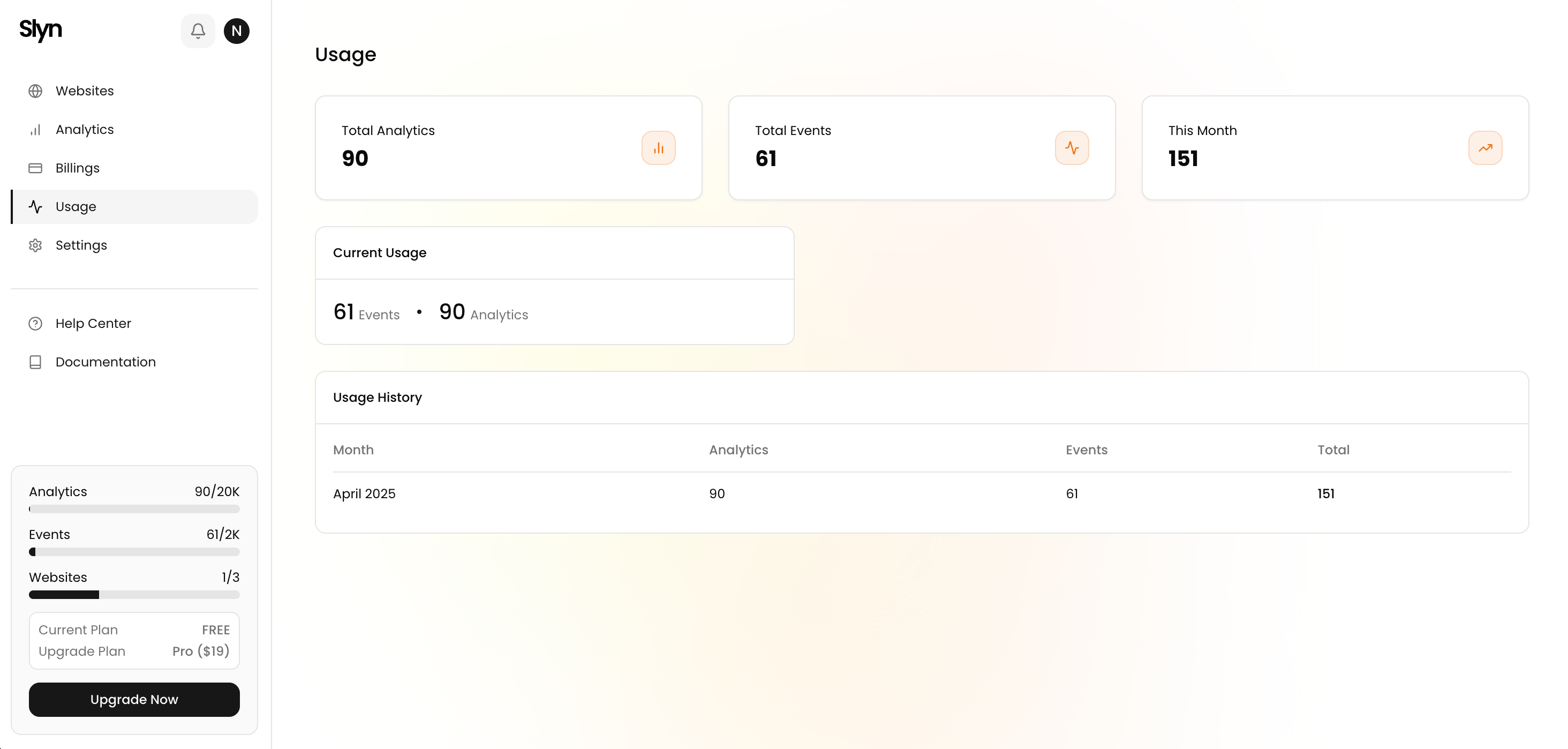 App screenshot